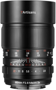7ARTISANS 60mm 1:2.8 2X Macro Nikon Z (Manual Focus) (mit Zugabe)