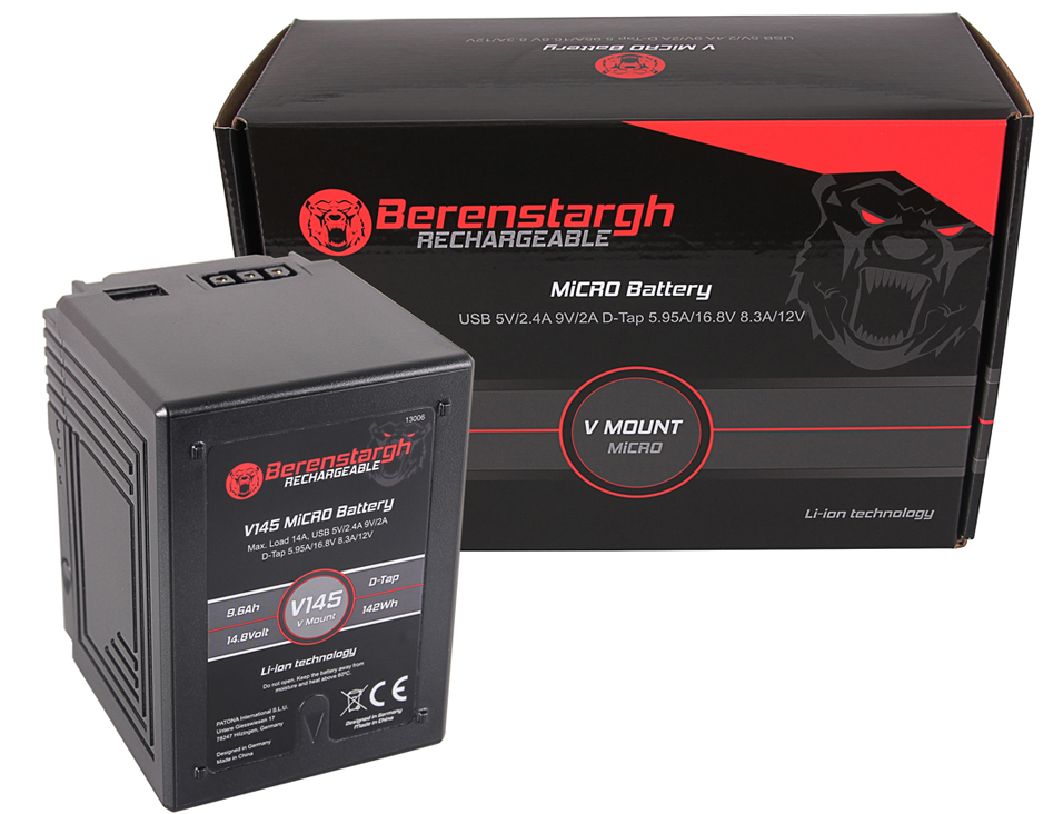 BERENSTARGH MICRO V145 V-Mount Battery mit 142Wh Image