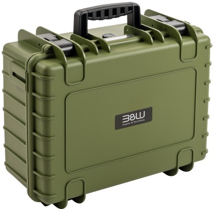 B&W Koffer Typ 5000 RPD (variable Facheinteilung) grün