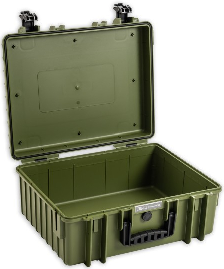 B&W Koffer Typ 6000 RPD (variable Facheinteilung) grün