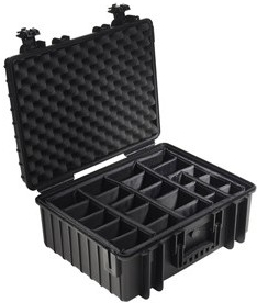 B&W Koffer Typ 6000 RPD (variable Facheinteilung) schwarz
