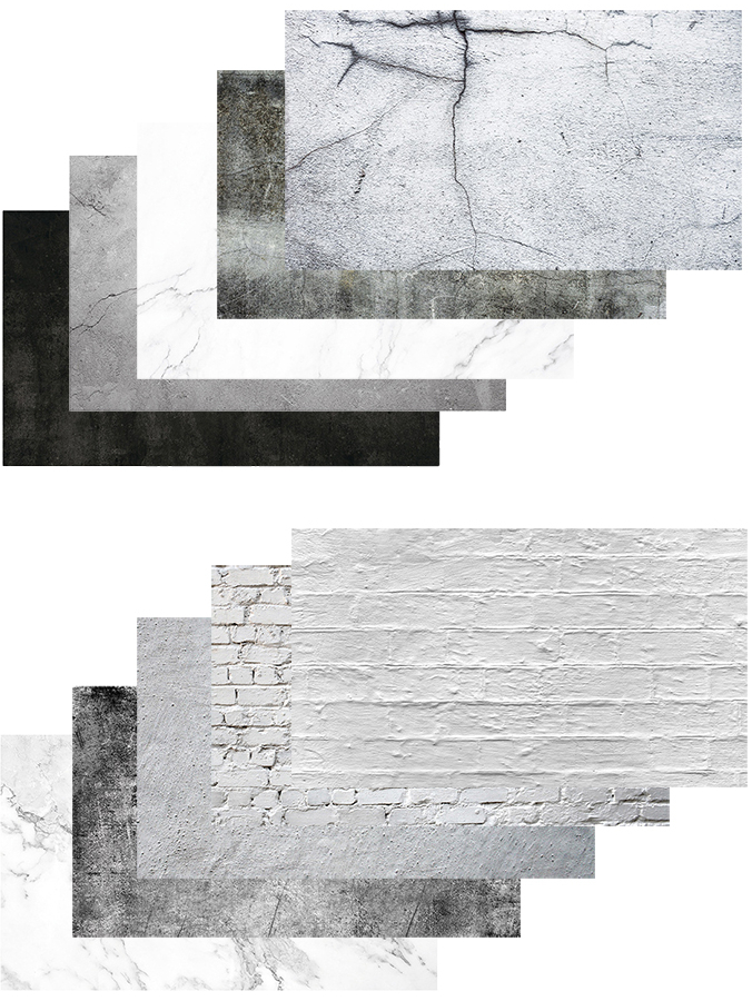 CARUBA Effekthintergrundset Mauer (5x2) 57x87cm (Angebot)