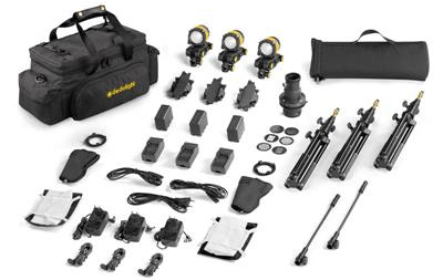 DEDOLIGHT DLED2 Kit Micro 3 Head Bi-Color