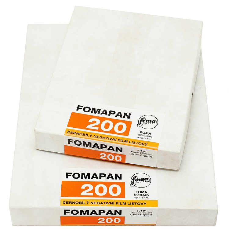 FOMA Fomapan 200 Plan Film 5x7 Inch/50