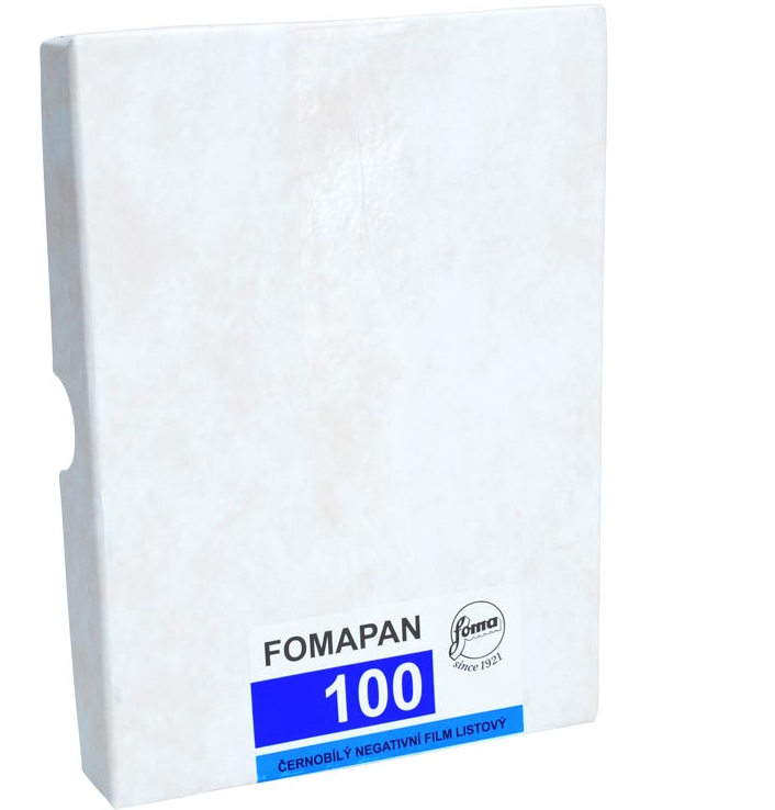 FOMA Fomapan 100 Plan Film 4x5 Inch 50 Blatt ISO 100/21°