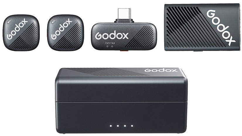 GODOX Cube-C Combo Kit2 2.4GHz drahtloses Mikrofonkit
