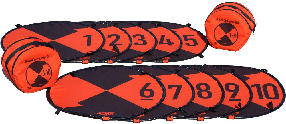 HOODMAN Bodenkontrollpunkt 10er Pack (1-10) für Drohnen