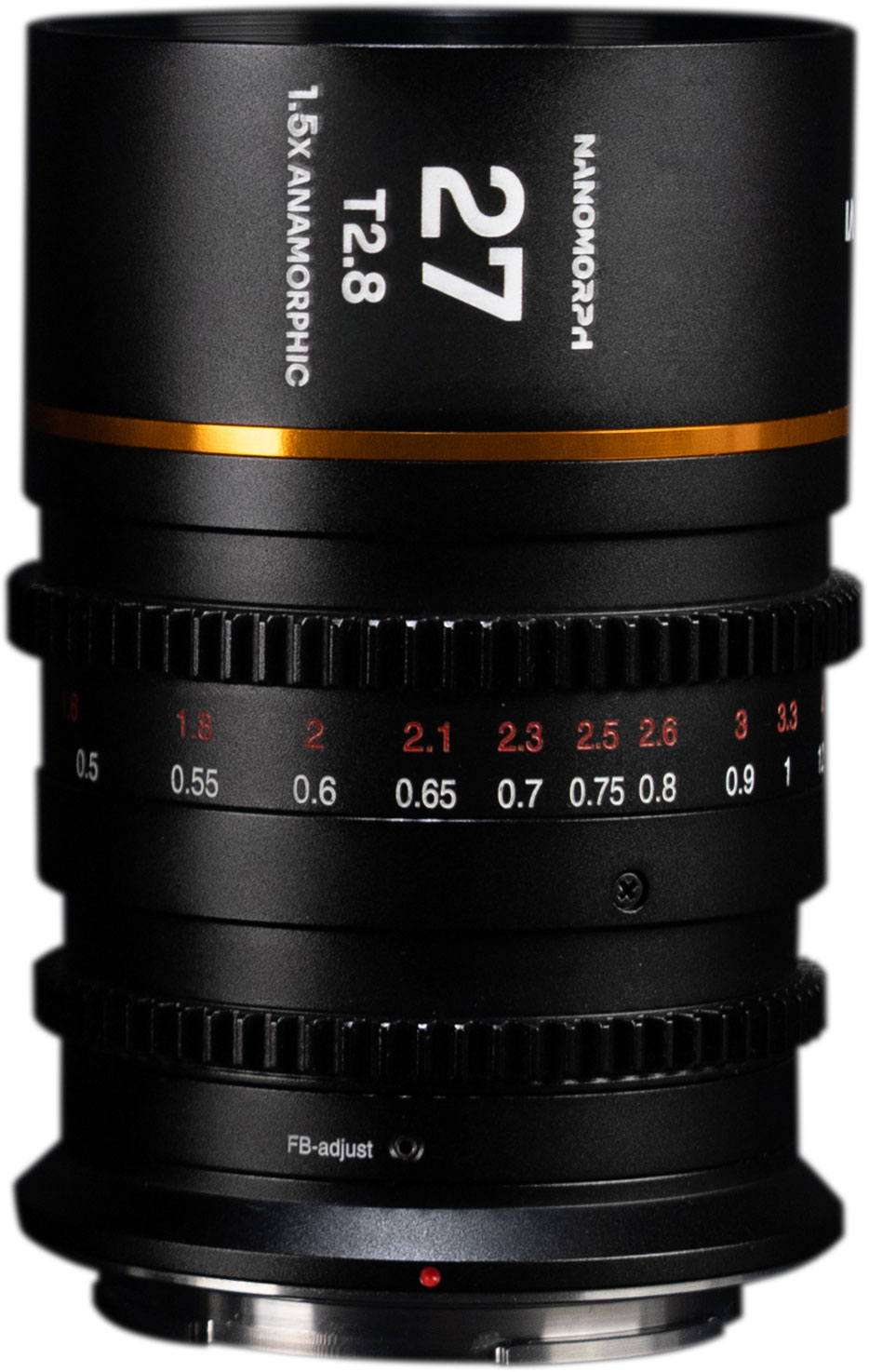 LAOWA 27mm T2.8 1.5X S35 Nanomorph (Amber) Sony E