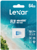LEXAR Micro SDXC-Card 64GB FLY UHS-I (U3...