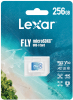 LEXAR Micro SDXC-Card 256GB FLY UHS-I (U...