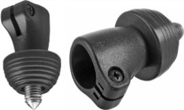 MANFROTTO Spike-/Gummifuss D22 - 3er-Set #22SPK3