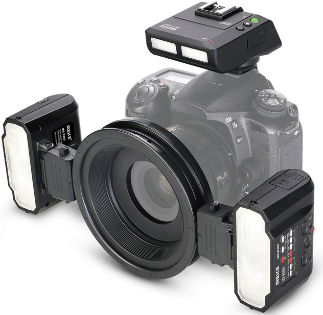MEIKE MK-MT24 Makro Blitzsystem für Canon