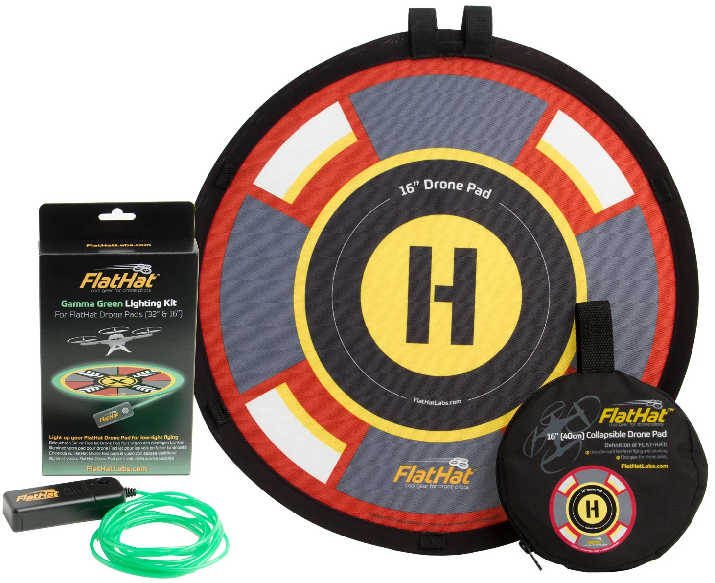 ROGUE FlatHat Collapsible Drone Pad 16 Zoll (40cm) grün