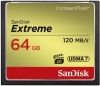 SANDISK CF-Card 64GB Extreme (120/85MB/s...