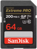 SANDISK SDXC-Card 64GB Extreme Pro V30 U...