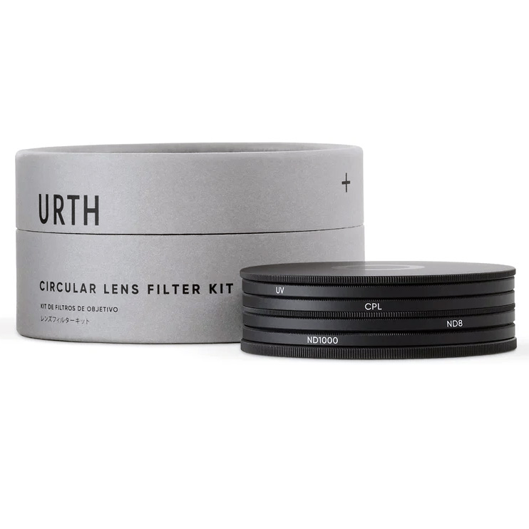URTH The Essentials Filter Kit Plus+ (UV/CPL/ND8/ND1000) 72mm