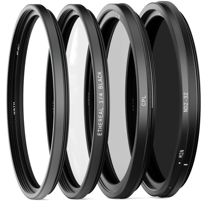 URTH Cinematic Filter Kit Plus (UV / CPL / VND 2-32 / 1/4 Black Mist) 72mm
