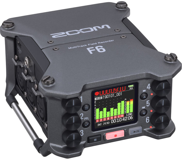 ZOOM F6 Multitrack Field Recorder