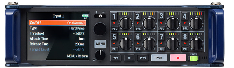 ZOOM F8n PRO Multitrack Field Recorder